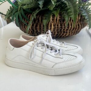 BYLT Premium Basics Men’s White RETRODAY Sneakers Shoes size 10 All Leather